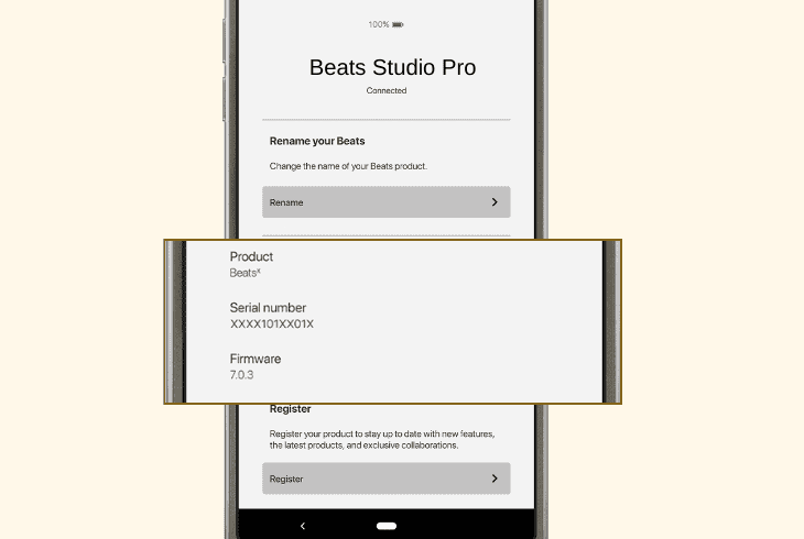 update beats on your android