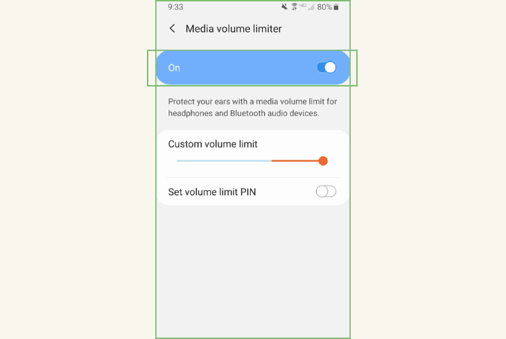 volume limiter (androids)