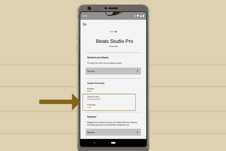 update the firmware of beats studio pro