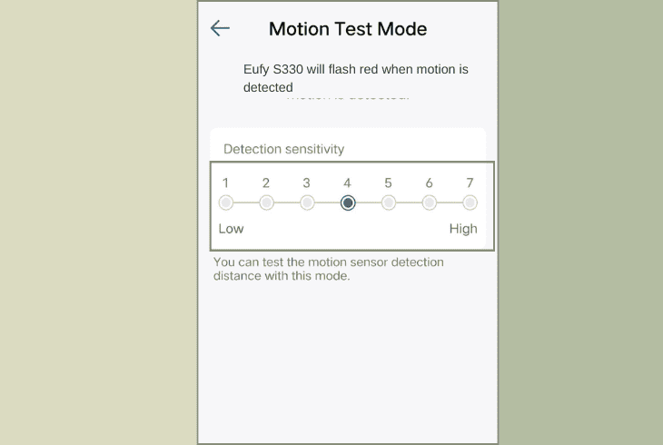 lower your camera’s motion sensitivity