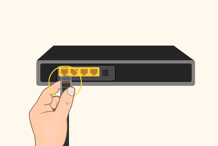 ethernet connection setup: