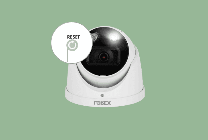 reset the lorex camera to default settings