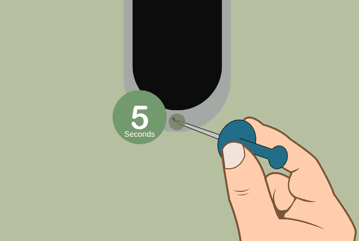 reset the doorbell settings (wired & battery)