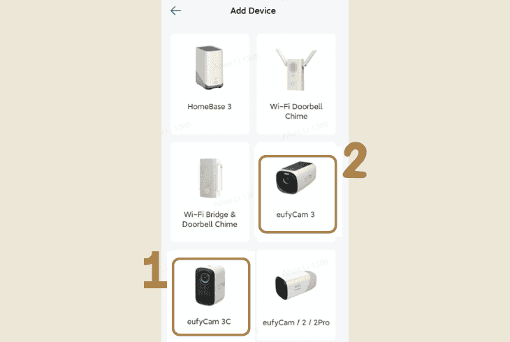 add the s340 camera to the eufy application
