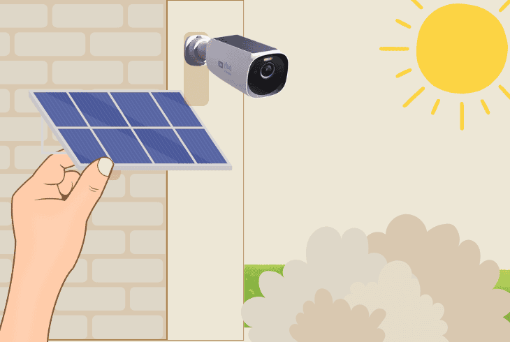 install the eufy s340 solar panel