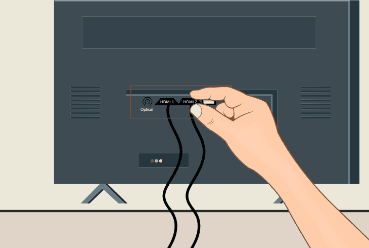 inspect your hdmi connection
