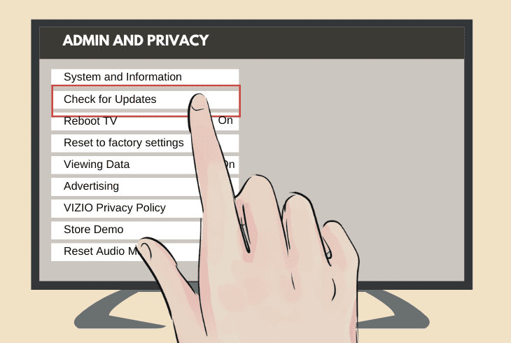 update vizio firmware (manually)