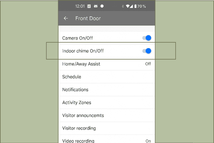 how to disable using the nest app: