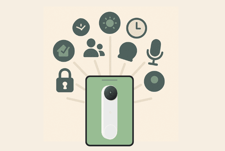 important nest app doorbell settings: