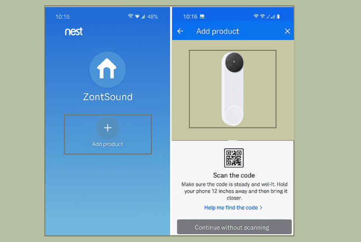 update wi-fi using the nest app: