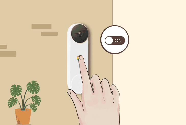 nest doorbell not turning on
