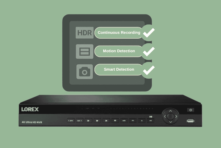 adjust the recorder hdr settings (poe camera)