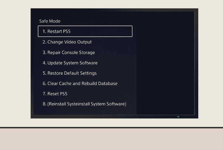 continue with the reset