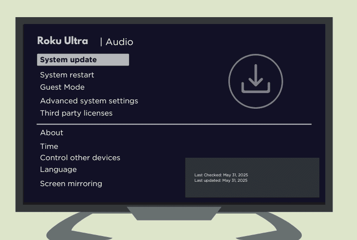 update your roku ultra firmware