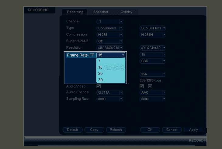 use the smoothest frame rate: