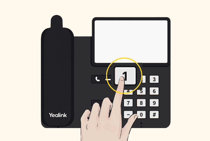 dect handset voicemail setup: