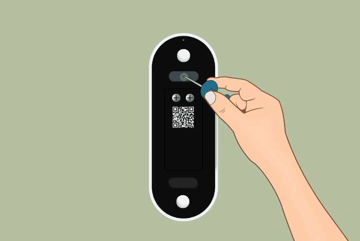 factory reset a wired nest doorbell: