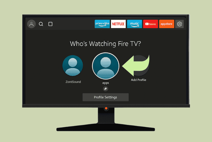 sign in through an alternative profile