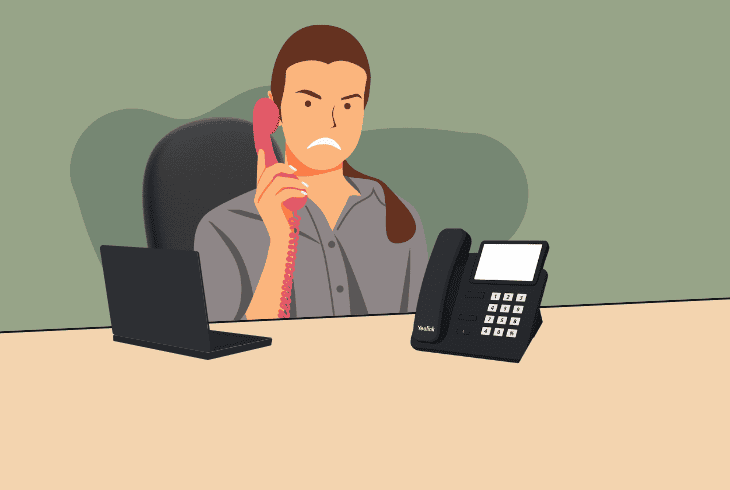 yealink phone can't hear caller