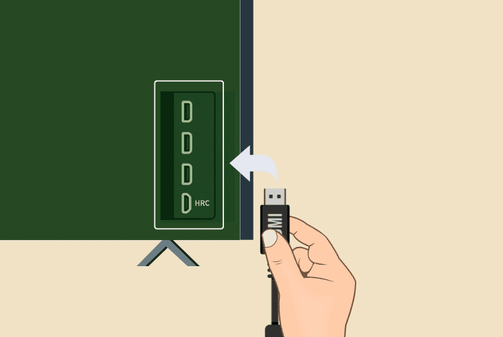 verify you’re using the correct tv port