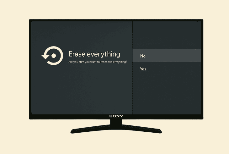 reset sony bravia tv to the default