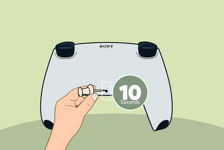 reset the dualsense controller