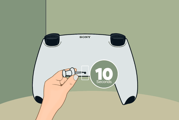 reset the dualsense controller