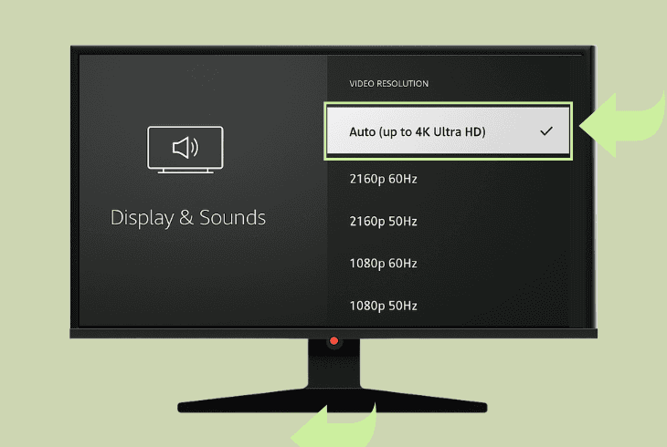 adjust the firestick display settings