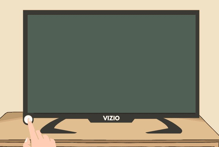 why is my VIZIO tv power light blinking white