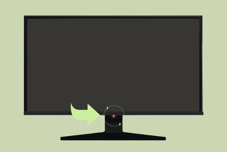 check the standby tv light