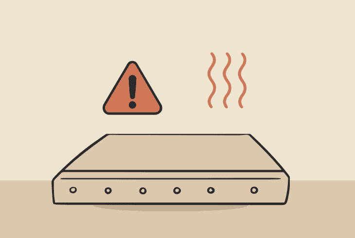 stop directv receiver overheating