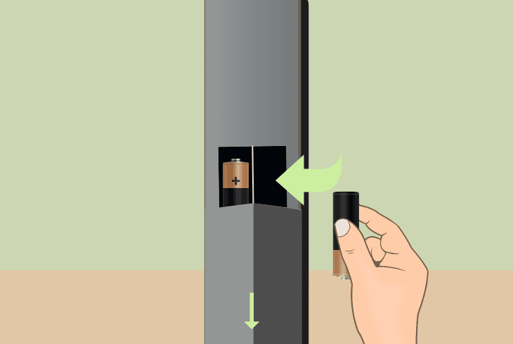 remove the remote batteries