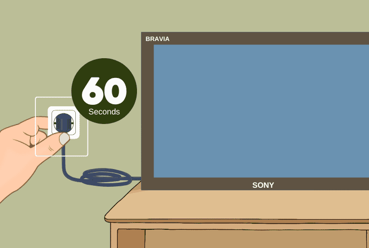 soft-reset the sony bravia tv