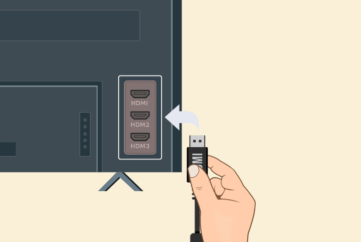 disconnect everything from the tv