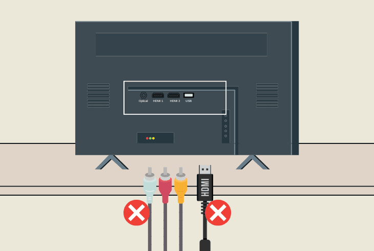 unplug everything from tv