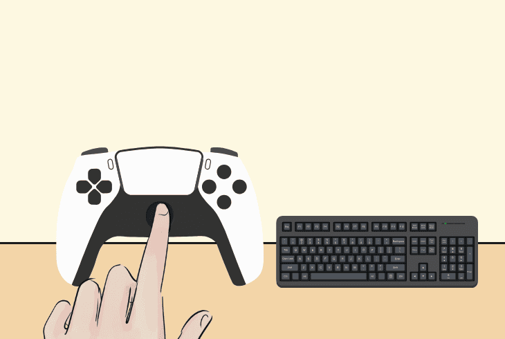try using keyboard & mouse (workaround)