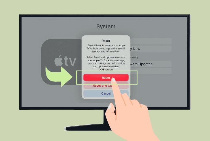 reset your apple tv to defaults