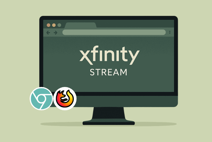 test xfinity stream on a browser