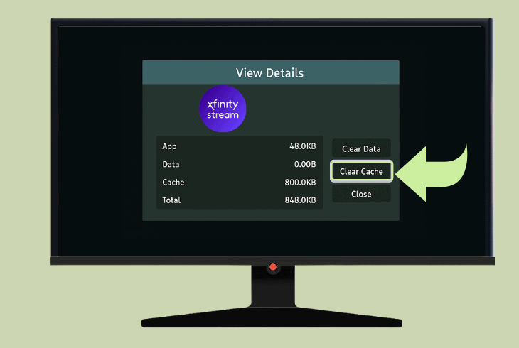 clear your app cache data