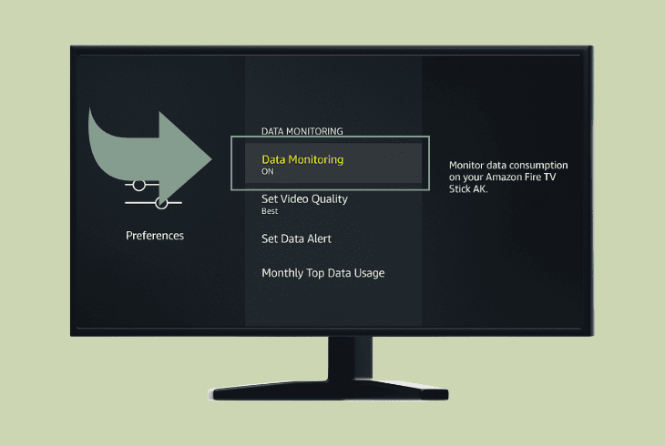 disable the fire tv “data monitoring”