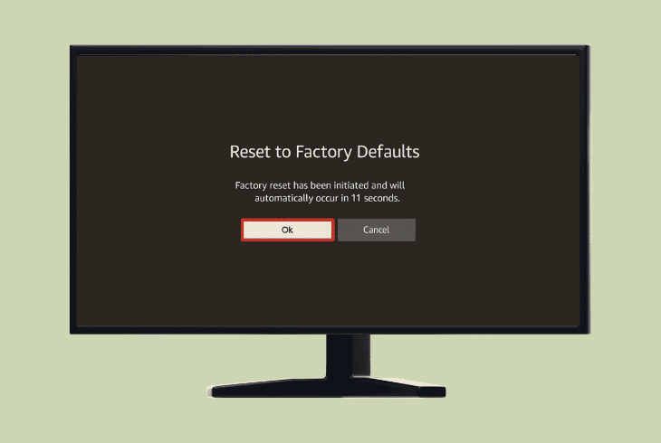 reset insignia fire tv to default