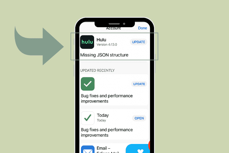 update the hulu & your device os