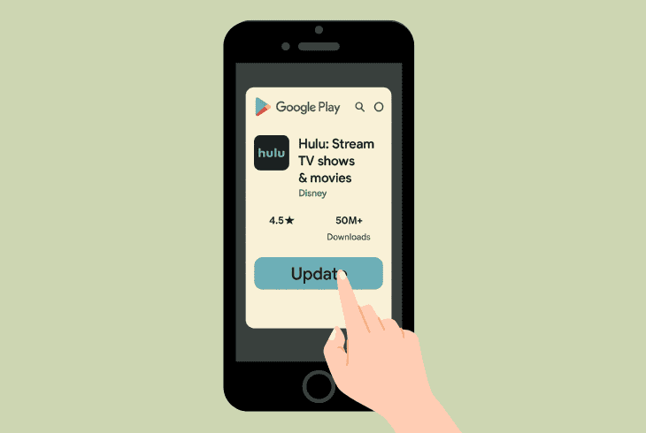 how to update hulu app on mobile: