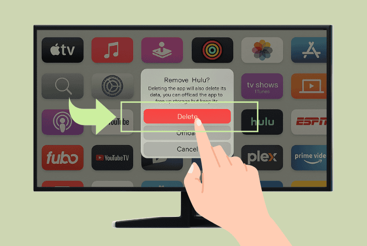 uninstall & install the hulu app