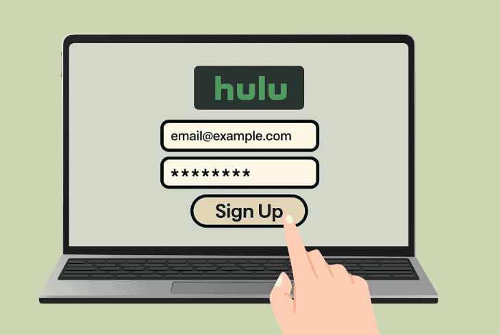 use a “throwaway” hulu user profile