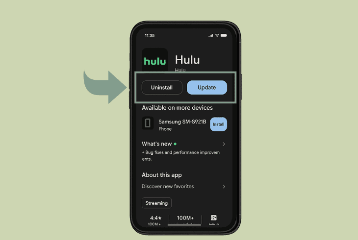 how to rollback the hulu os on mobile:
