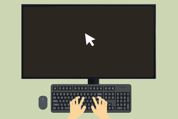 use a usb mouse and keyboard