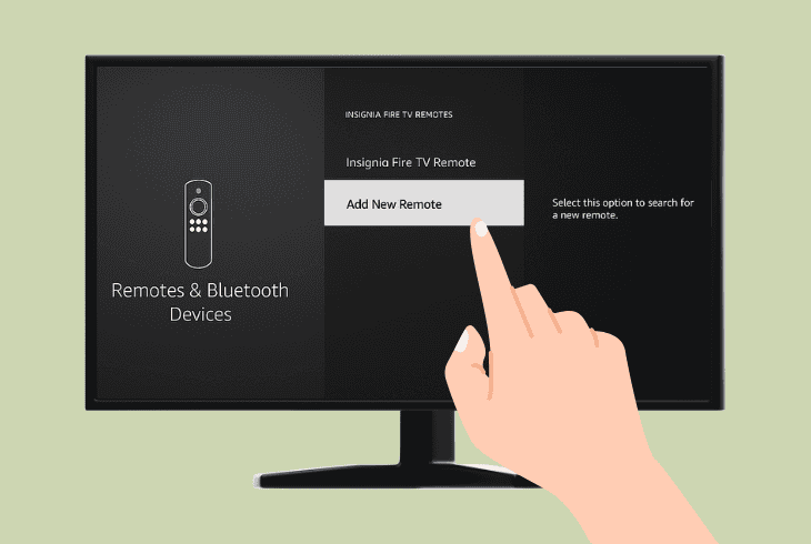 try to manually pair your remote