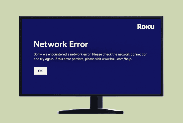 hulu network error on roku