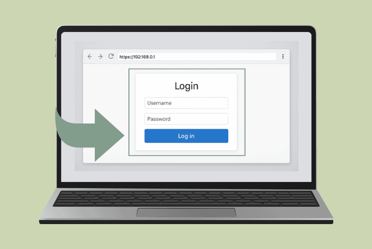 gain access to the router gui: